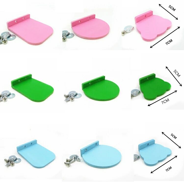 (Special Clearance) Hamster Pedal Platform Environmental Protection Climbing Toys Small Pet Supplies Springboard Send Fixing Screws