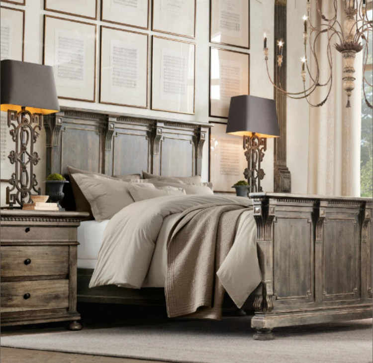 Кровать из массива дерева None Other RH 1.8