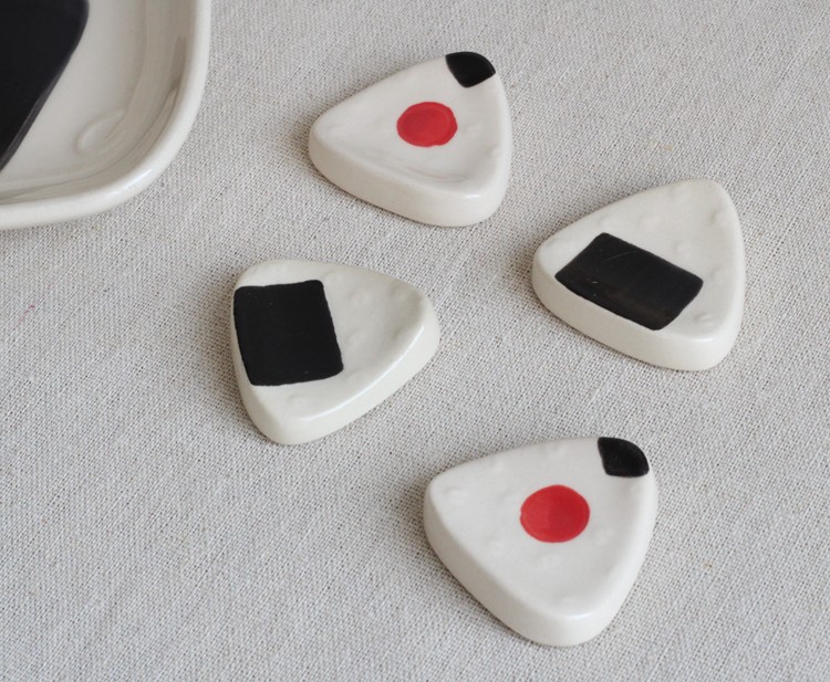 Japanese - style lunch style chopsticks - frame cute seaweed rice group ceramic chopsticks