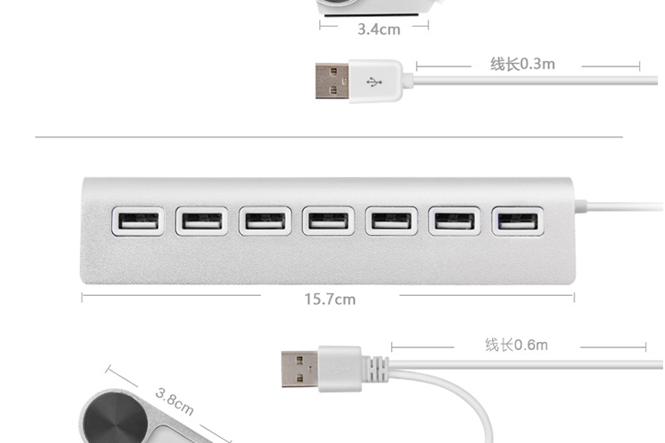 usb splitter đa giao diện chuyển đổi máy tính xách tay kéo Bốn đa chức năng usb hub hub chia USP xốp SAS nở adapter bên ngoài - USB Aaccessories dây sạc micro usb
