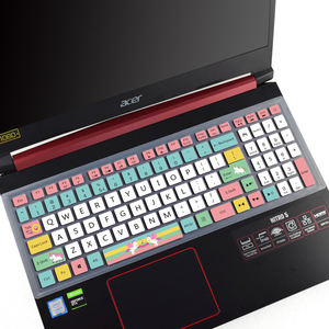 宏碁Acer暗影骑士4键盘保护贴膜AN515笔记本NITRO 5电脑防尘罩基暗影骑士3代进阶版可爱卡通女生硅胶防水套