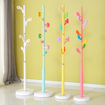 Simple household floor-to-ceiling hanger childrens coat rack indoor hallway coat rack European-style bedroom hanging clothes rack