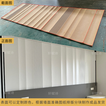 (Direct supply from the manufacturer) Irregular relief wave decorative board Private customized TV bedroom background wall