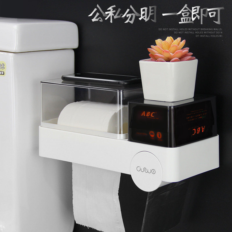 Makeup Room Paper Towel Box Toilet Free of perforated drum toilet paper cartridges Toilet Paper Creativity Home Waterproof Toilet Paper Toilet Paper Shelf