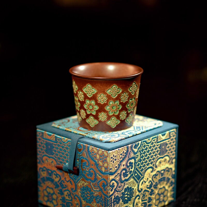 Porcelain Tea Notes Li Bin Tang Dynasty Style Latte Art Coffee Cup Pig Mouth Cup Intangible Cultural Heritage Handmade Ceramic Cup High-Value Cup