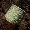 Chinese ceramic master carving Kung Fu tea set