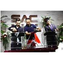Custom acrylic Note Wine Desk Ice Sculpture Initiation Ceremony Water Injection Prop Opening Ceremony Notes Sand Cut Ribbon Contract Will Large Scale