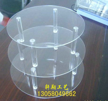 Transparent birthday cake rack Art cake rack Candy rack Product display rack Food display rack