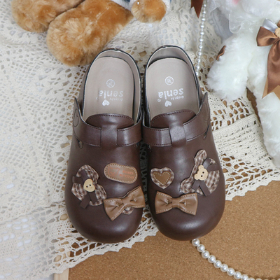 taobao agent 森拉 Genuine cute footwear, Japanese doll for leather shoes, Lolita style