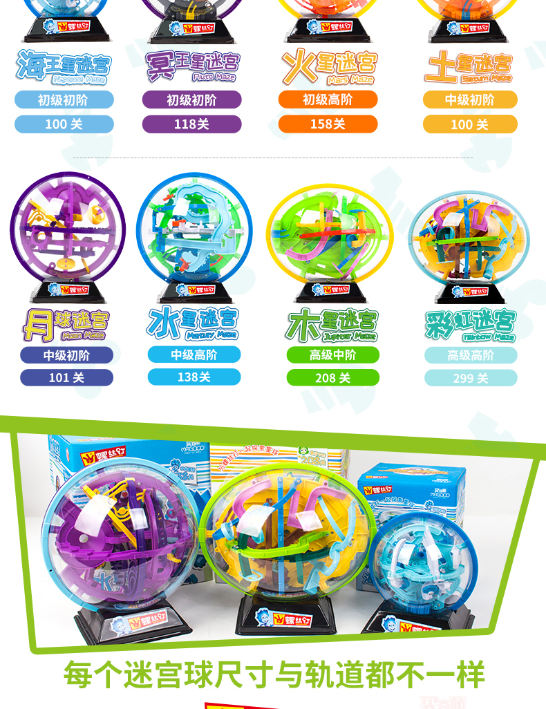 Easy Teng vít mê cung bóng phiên bản thử thách mới đi hạt câu đố đồ chơi trẻ em 3D bóng thông minh stereo mua Qi mát mẻ cửa hàng búp bê