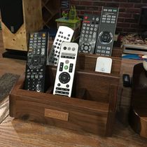 Black walnut remote control rack Solid wood storage box Jazz rack Full solid wood remote control mobile phone desktop nationwide