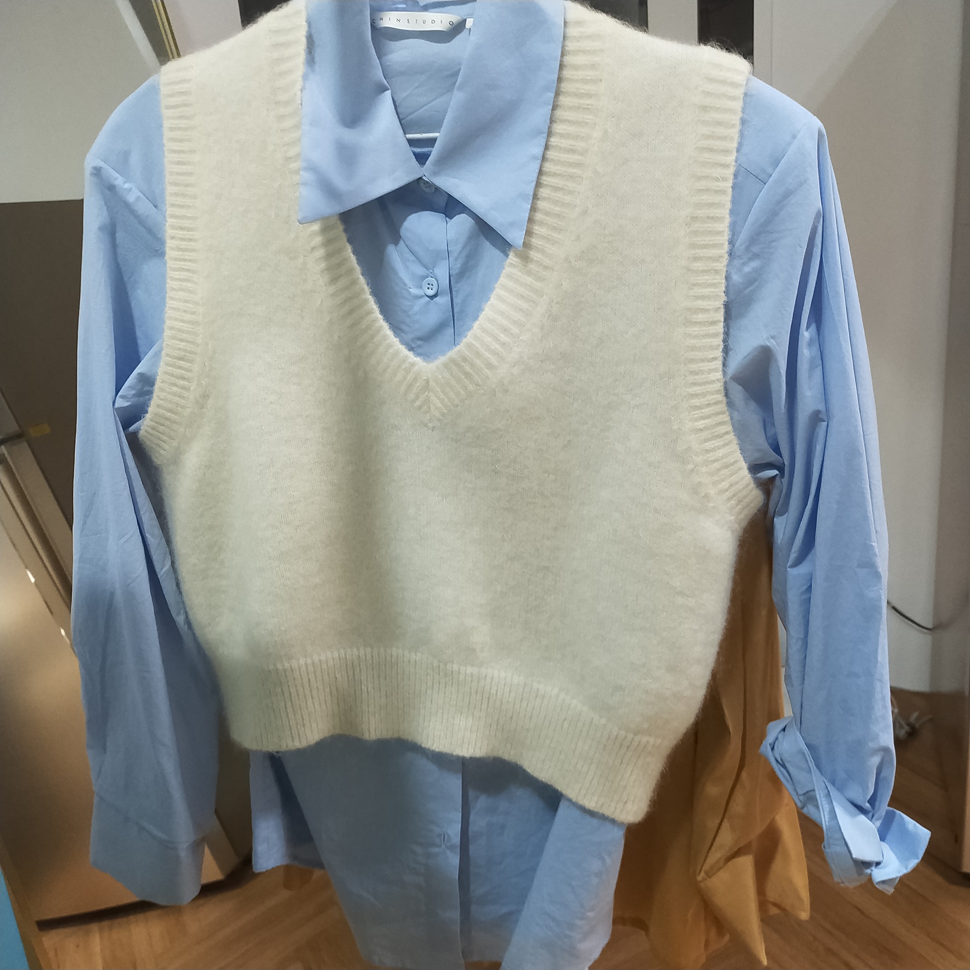 Shop boss private clothing early autumn wool vest