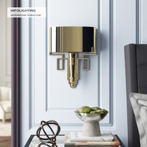 North Camecca India imports modern nickel-plated torch wall lamps living room bedroom dining room decorative creative light fixtures