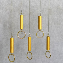 Clothing store hanger adhesive hook hanging ring clothes hanging solid wood hanging wall display rack raw wood color wooden stick hanging hanger