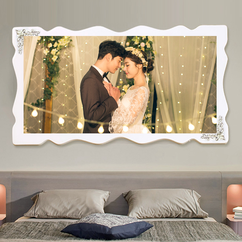 24-inch Korean-style crystal table photo custom wedding photo enlargement wall-mounted photo studio Lamina print photo frame photo