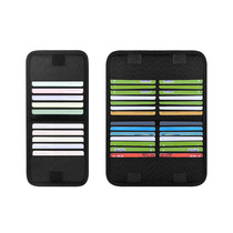 Card holder large capacity multi-card slot ultra-thin household card holder portable simple home cloth card holder anti-degaussing card holder