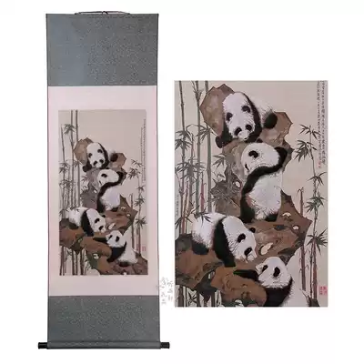 Sichuan special gift Shu brocade scroll painting panda Shu embroidery opening ceremony to send foreigners housewarming promotion conference gifts