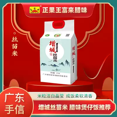Guangdong Zengcheng silk seedlings rice hanging silk seedlings rice into rice soft fragrant bacon rice special 5000g