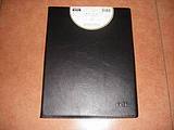 Perseverance A4081 High - end leather four - hole notebook 100 page book