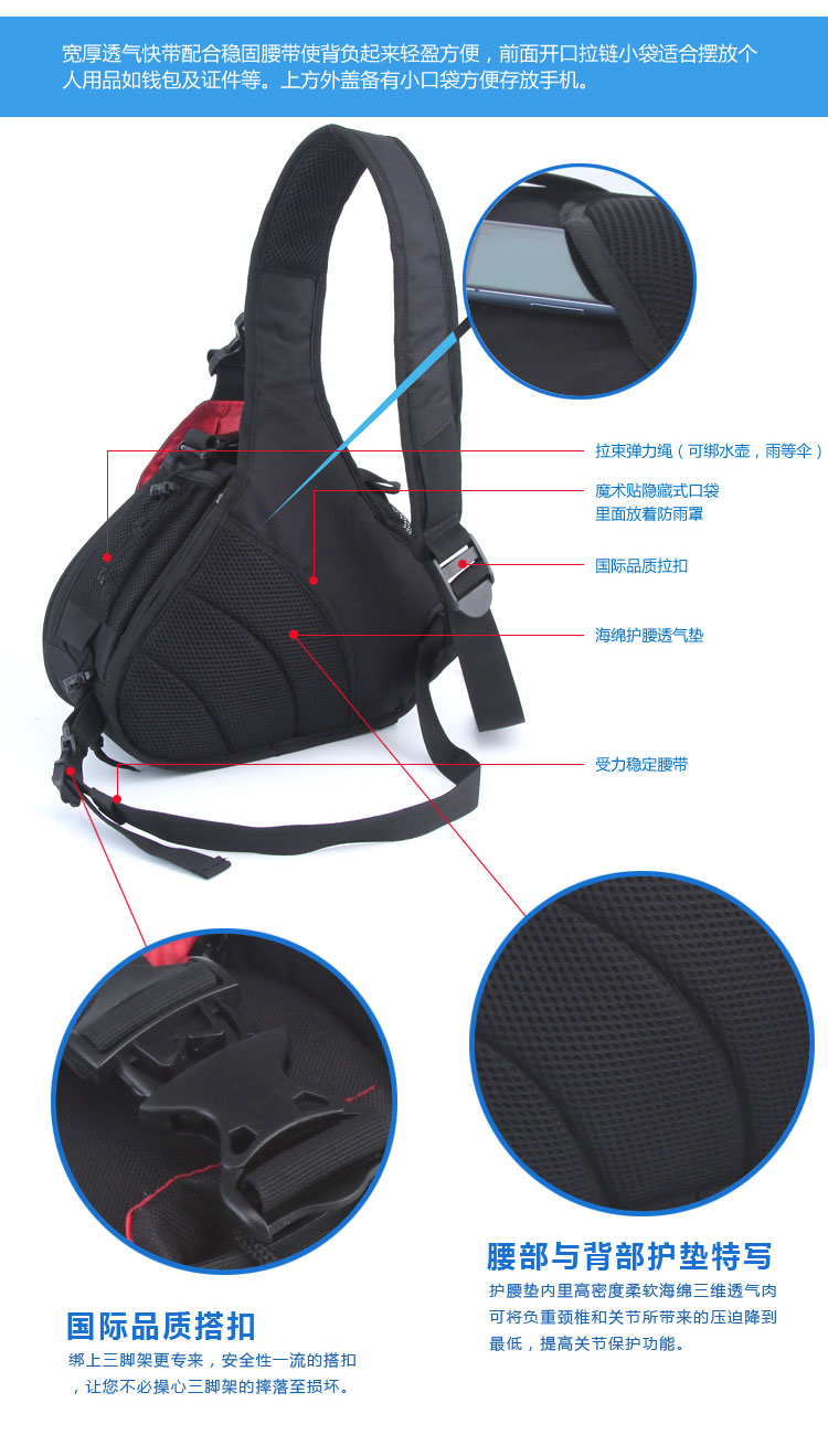 Túi đựng máy ảnh DSLR Messenger Canon 80D77D1300D6D5D3 chéo trên vai Gói chụp ảnh chuyên nghiệp - Phụ kiện máy ảnh kỹ thuật số balo manfrotto