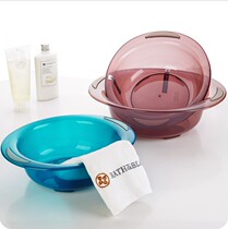 Thickened plastic washbasin deepens dormitory household bathroom size laundry basin Baby wash vegetables wash feet raspberry