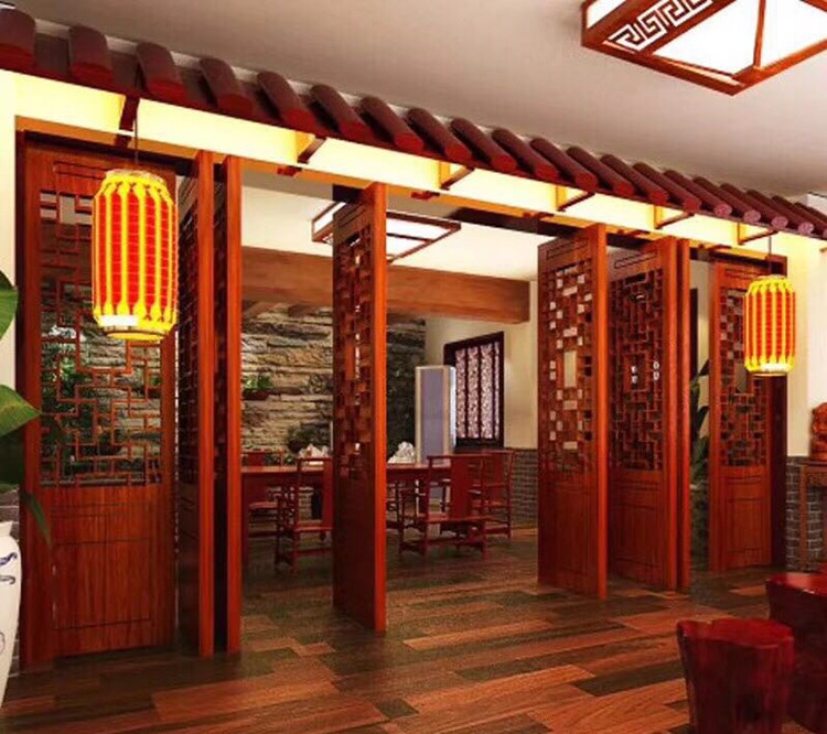 Dongyang khắc gỗ phong cách Trung Quốc trang trí cửa cổ và cửa sổ gỗ rắn lưới sàn màn hình hiên vách ngăn chạm khắc bảng hoa - Màn hình / Cửa sổ vách trang trí phòng khách
