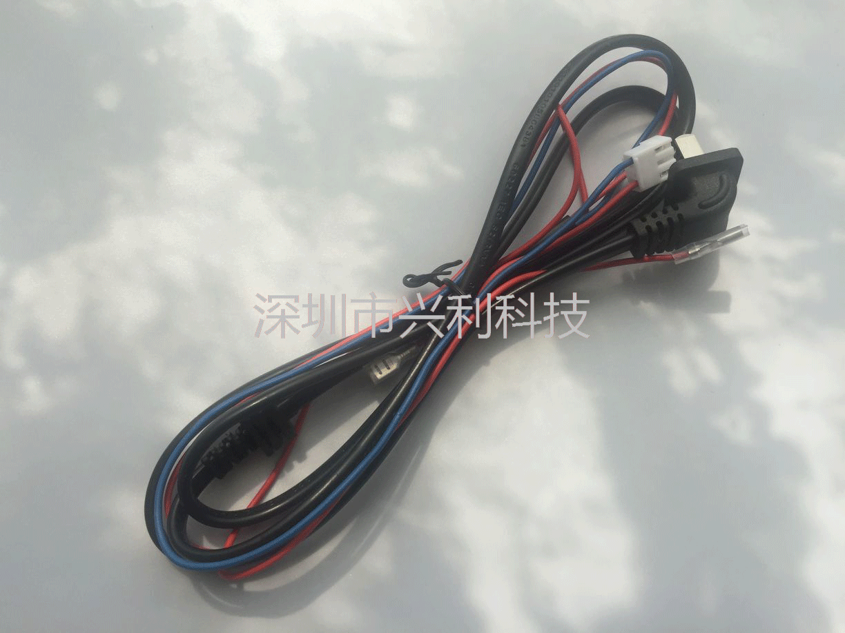 LCD TV board built-in 220V power cord AC two-plug elbow built-in power cord Universal power board cord