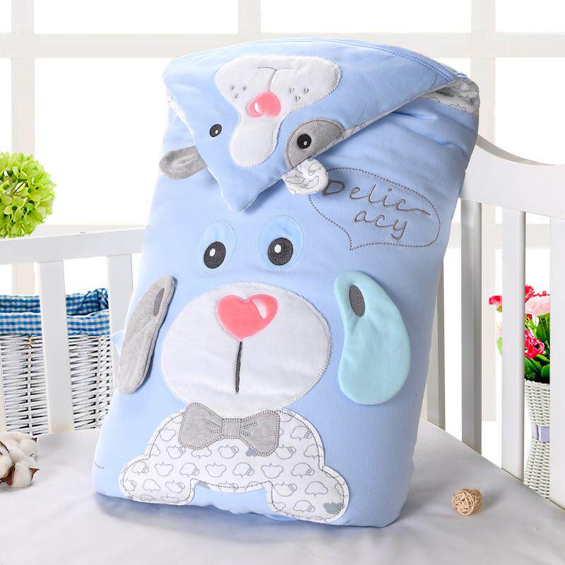 Newborn hug can be disassembled and washed bag Autumn and winter thickened cotton baby warm blanket quilt can be taken off the gall