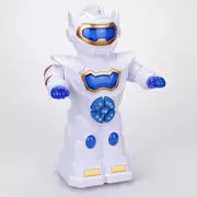 Siêu dạy tiếng Anh đồ chơi robot thông minh có thể sạc lại nhiều màu sắc sẽ đi bộ và hát và nhảy