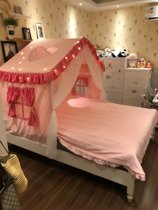 Muqing customized childrens tent indoor princess bed mosquito net toy house separate bed artifact girl super large house