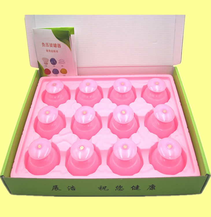 Silicone cupping device 12 cans vacuum negative pressure cupping non-glass cupping cupping suction hygroscopic can like rubber cupping