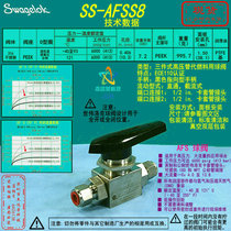 (SS-AFSS8) Ball valve for Swagelok Swagelok High Pressure Alternative Fuel 1 2 in Jam Sleeve