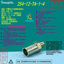 (254-12-TA-1-4)Swagelok Connector 3 4in Card Case x 1 4 in NPT