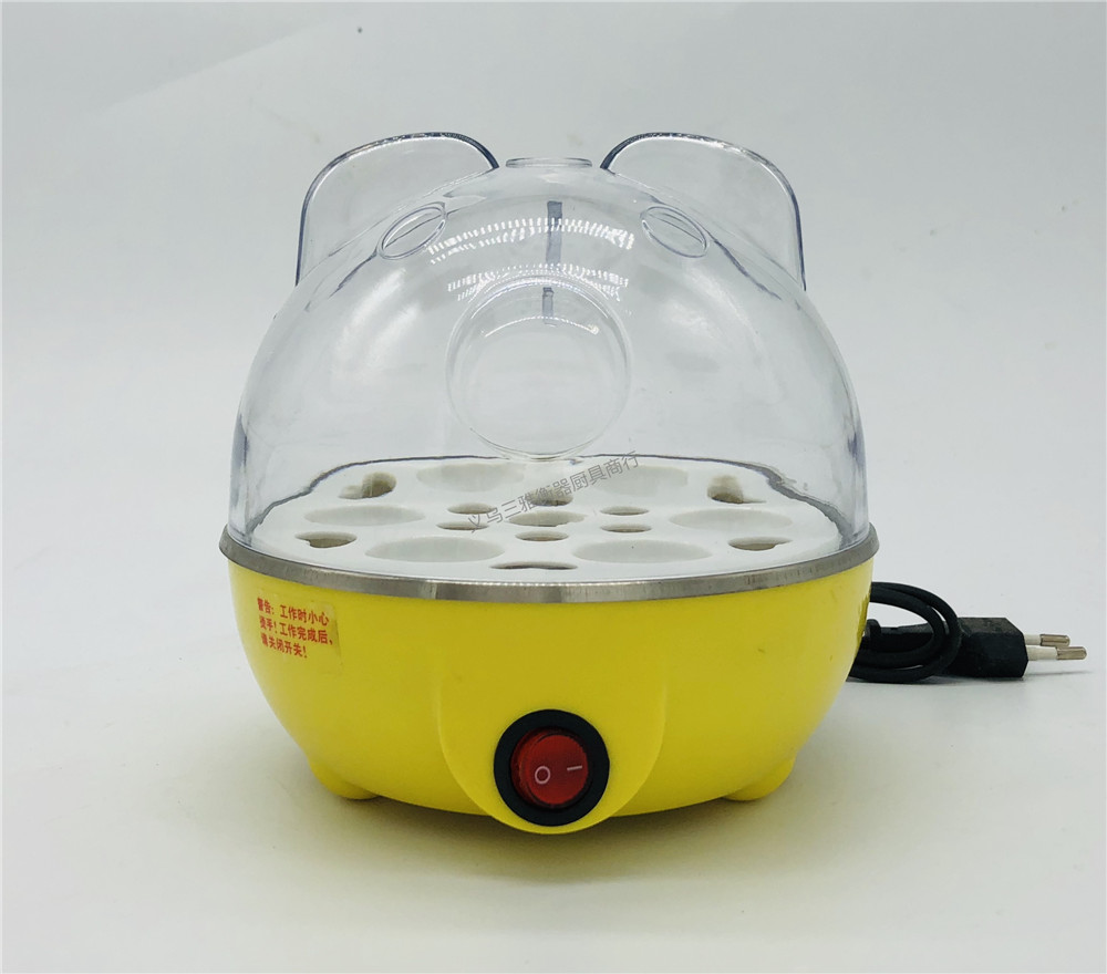Giải phóng mặt bằng đặc biệt! Trứng luộc mini có thể hấp đồng thời 7 quả trứng và tiết kiệm điện. - Nồi trứng nồi lẩu mini có tay cầm