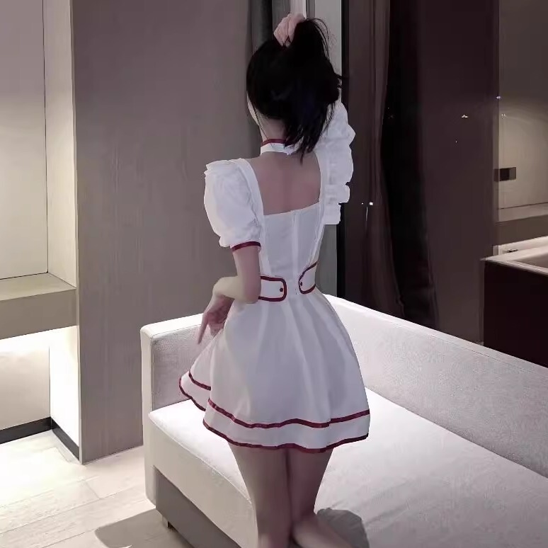 Cute Nurse Sister Pure Desire Style Dress Cosplay Uniform Set Halloween Sexy Internet Celebrity Streamer Outfit Cute Nurse Sister Pure Desire Style Dress Cosplay Uniform Set Halloween Sexy Internet Celebrity Streamer Outfit