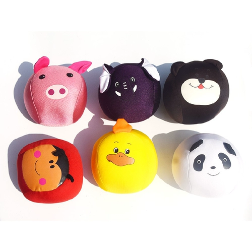 Детский мультяшный мешок с песком для детского сада, сумка, безопасная безвредная губка, игровой реквизит, раннее развитие