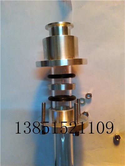 Vacuum aluminum flange Vacuum aluminum flange Tube furnace aluminum flange atmosphere furnace flange spot supply 25-120