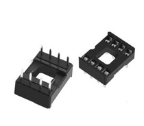 Clearance spacing 2 54 8-pin microcontroller integrated circuit IC socket DIP 8P in-line IC socket 8-pin narrow body