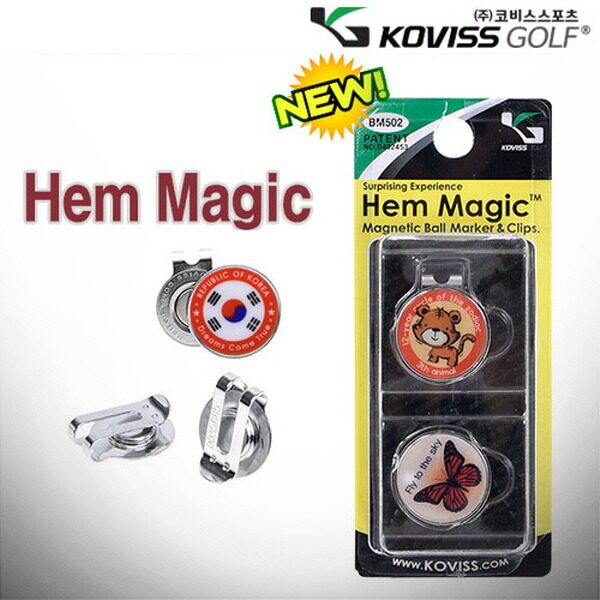 koviss Hat Clip Korean Hat Clip Hat Accessories Golf Clip Golf Clip Mark Mark