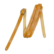 American Origin Moody 1 Inch Vintage Camel Sheepskin Fluff Guitar Strap Bag SF