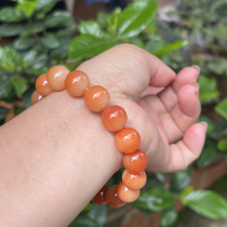 Ruihuang Cui Natural Jade Burmese Huanglong Jade Fine Jewelry 12mm Buddha Beads Bracelet Bracelet Certificate