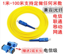  20m SC-SC single-mode fiber jumper Telecom Unicom mobile fiber cat household extension cable SC-SC pigtail