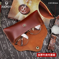 Классические кожаные джинсы с начесом