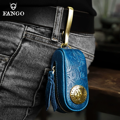 Кожаные ключи от машины ручной работы, ключница, универсальный замок, брелок подходит для мужчин и женщин, кошелек, из натуральной кожи