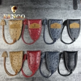 Ключи от машины ручной работы, универсальная кожаная ключница, брелок, «сделай сам», из натуральной кожи, дистанционное управление, страус