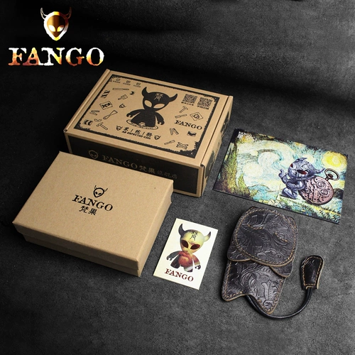 Кожаные ключи от машины ручной работы, мультяшная универсальная ключница, DIY, из натуральной кожи