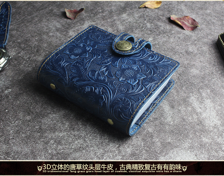 Handmade thẻ da túi người đàn ông và phụ nữ công suất lớn bộ thẻ da bò đa thẻ tín dụng gói thẻ retro chủ thẻ kinh doanh 60 vị trí thẻ ví đựng thẻ atm lv