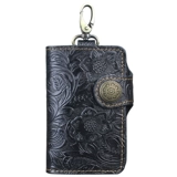 Кожаные ключи от машины ручной работы, ключница, вместительная и большая сумка через плечо, универсальный брелок, кошелек, картхолдер, из натуральной кожи