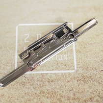 Stainless steel long iron clip Drawing clip Site display bar clip Fixed strong pressure clip 8 inch large file newspaper clip