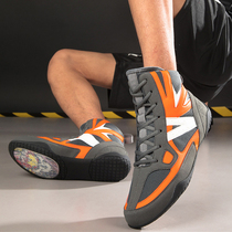 Professional boxing shoes for men and women non-slip wrestling fighting shoes indoor Sanda training fitness shoes squat fighting shoes special